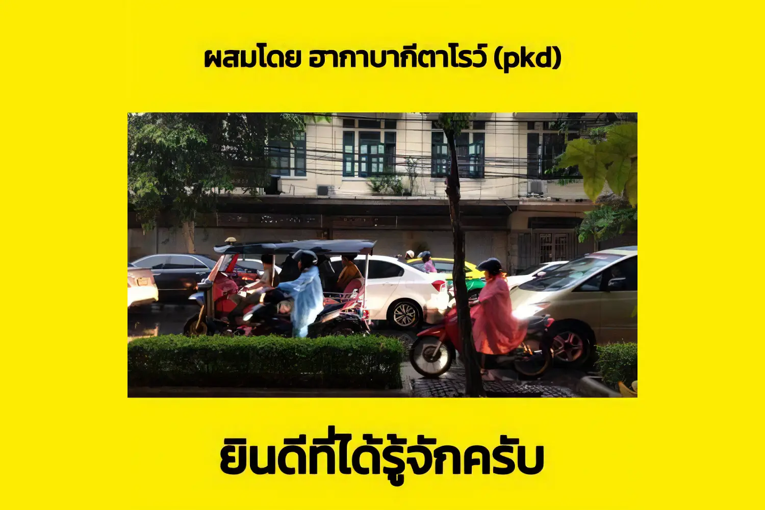 ยินดีที่ได้รู้จักครับ (YINDI THI DAI RUJAK KHRAP)